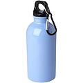 Oregon 400 ml RCS certified single wall stainless steel water bottle with carabiner, cloud blue