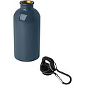 Oregon 400 ml RCS certified single wall stainless steel water bottle with carabiner, hale blue