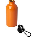 Oregon 400 ml RCS certified single wall stainless steel water bottle with carabiner, orange