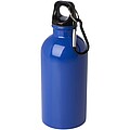 Oregon 400 ml RCS certified single wall stainless steel water bottle with carabiner, royal blue