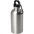 Oregon 400 ml RCS certified single wall stainless steel water bottle with carabiner, silver