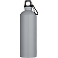 Oregon 750 ml matte RCS recycled single wall stainless steel water bottle with carabiner, grey