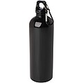 Oregon 750 ml RCS certified single wall stainless steel water bottle with carabiner, solid black