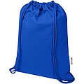 Oregon Blend 140 g/m2 GRS recycled drawstring bag 5L, royal blue