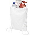 Oregon Blend 140 g/m2 GRS recycled drawstring bag 5L, white