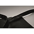 Organic cotton apron 240 gr/m2, black