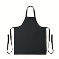 Organic cotton apron 240 gr/m2, blue