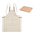 Organic cotton apron 340 gr/m2