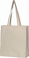 Organic cotton bag (GOTS) with bottom fold
