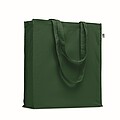 Organic cotton shopping bag, dark green