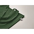 Organic cotton shopping bag, dark green