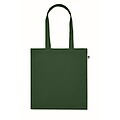 Organic cotton shopping bag, dark green