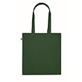 Organic cotton shopping bag, dark green