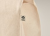 Organic shopping canvas bag