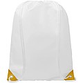 Oriole drawstring backpack with coloured corners