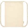 Orissa 100 g/m2 GOTS organic cotton drawstring backpack