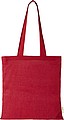 Orissa 100 g/m2 GOTS organic cotton tote bag, red