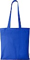 Orissa 100 g/m2 GOTS organic cotton tote bag, royal blue
