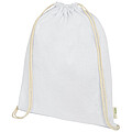Orissa 140 g/m2 GOTS organic cotton drawstring backpack 5L