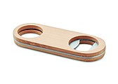 Oval Bamboo bottle opener