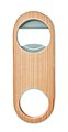 Oval Bamboo bottle opener