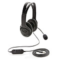 Over ear wired work headset