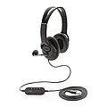 Over ear wired work headset