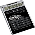Own-design desk calculator with insert without holes, small