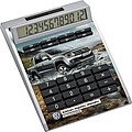 Own-design desk calculator with insert without holes, small