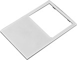 Own-design desk calculator with insert without holes
