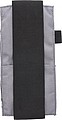 Oxford fabric (900D) notebook pouch with elastic to fit around the cover of a notebook.