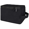 Pack 500 g/m2 Aware™ recycled toiletry organiser, solid black