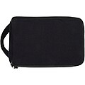 Pack 500 g/m2 Aware™ recycled toiletry organiser, solid black