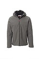 Padded softshell jacket, OREGON, black/steel grey, XXS