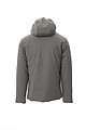 Padded softshell jacket, OREGON, black/steel grey, XXS