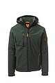 Padded softshell jacket, STREAM PAD, army green/green, L