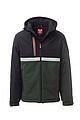 Padded softshell jacket, WISE PAD, forest green/black, L