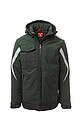 Padded softshell jacket, WONDER PAD, forest green/black, L