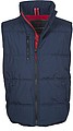 Padded vest, DAYTONA, dress blue/red, L