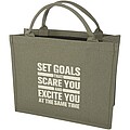 Page 500 g/m2 recycled book tote bag