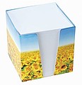 Paper cube with full color box print