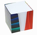Paper cube with full color box print