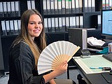 Paper hand fan
