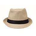 Paper straw hat, beige