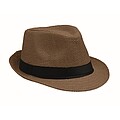 Paper straw hat, brown