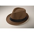 Paper straw hat, brown