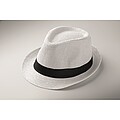 Paper straw hat, white