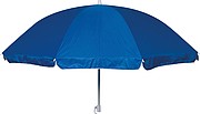 Parasol in a transparent bag, blue