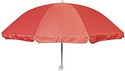 Parasol in a transparent bag, red