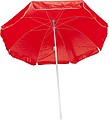 Parasol in a transparent bag, red